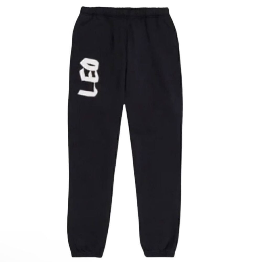 Good American Oversized Black Leo
Sweatpants(Size 1,Small)